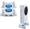 Mcbazel Vertical Stand Cooling Fan for Xbox Series S Cooling Stand with Led Indicator/Two USB Ports(Only for Xbox Series S)