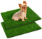 Kunstrasen Hundeklo Welpen Training Hundetoilette Ersatzrasen, 2 Stück Wiederverwendbar Welpentoilette Gras Pee Pads für Ältere, Kleine, Grosse Hunde