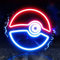 Anime Ball Neon Light Sign, Dimmable Neon Signs for Bedroom, USB Powered Led Neon Light for Wall Decor, Bar, Kids Room, Gamer Gift for Teen Boys, Blue(9.9x9.8)