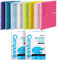Kokuyo Campus Smart Ringbücher, 8 Stück, B5 Notizbücher, 25 Blatt Kapazität, 26 Löcher, schmaler Ordner und 200 Blatt Loseblattpapier für Arbeit, Studium und Tagebuch, Japan Import