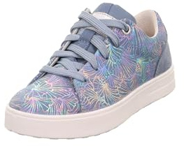Superfit Mädchen Stella Sneaker, Blau Silber 8000, 30 EU Weit