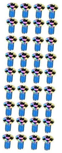 Toddmomy 12stücke Titanstahl Bremsbelagschrauben Hochfeste Korrosionsbeständige Schrauben Farben Geeignet Für Mountainbikes Einfache Installation Und Hohe Kompatibilität Mit Meisten