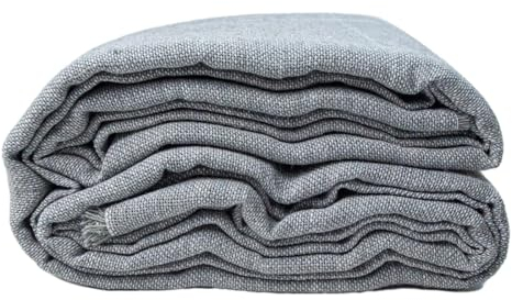 Fonowx Final Cloth Tufting-Stoff, Tufting-Tuch zum Tuften für DIY, handgefertigt, Mönchstuch, langlebig, maschinengrau, Dicker Trägerstoff, 2.15x4m