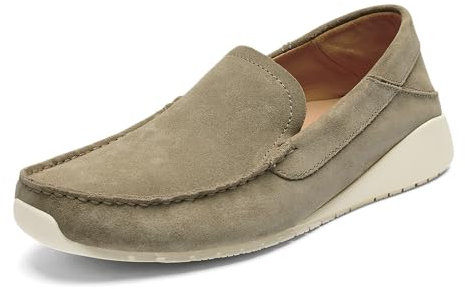 OluKai Ka'a Premium-Herrenschuh, hochwertige italienische Wildledermaterialien und Handwerkskunst, schlanker und moderner Look, bequeme Passform und ganztägigen Halt, Haferflocken/Haferflocken, 46 EU