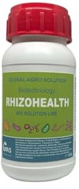RHIZOHEALTH Flüssigdünger, organischer Dünger, Biostimulator, Trichoderma harzianum, Trichoderma viride, Glomus spp, schützt Pflanzen vor der Entwicklung von Krankheiten - 300ml