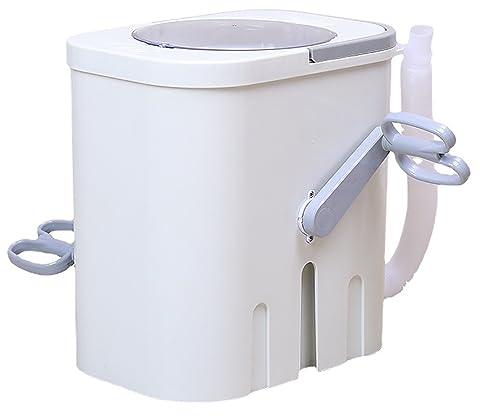 Lavadora portátil con mano, lavadora portátil no eléctrica con mango extraíble para acampar, apartamentos, RV