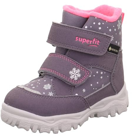 Superfit Mädchen HUSKY1 warm gefütterte Gore-Tex Stiefel, LILA/PINK 8500