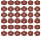 PATIKIL 14mm Leather Washers, 100pcs Leather Handle Washers Leather Spacer Cushion Washers 1.5 mm Thick Round for Knife Handle Hammer Hatchet Badge Bicycle Seat Crafts, Reddish Brown