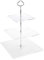 3 Acrylic Stand Tiered Serving Cake Rack Square Shape Dessert Stands Pastry Serving Tray for Wedding Party