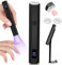 SAVILAND 10S Ultra-Fast Cure Small U V Light for Nails: 2 Timer Handheld U V Nail Lamp Mini with Nail Stamper & Stand Portable U V Flash Light for Nails Salon Use SSProLamp X