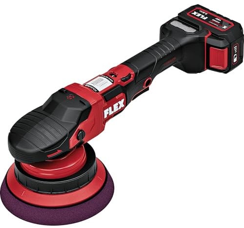Flex Lucidatrice eccentrica a batteria con rotazione forzata 18 V XCE 8 150 18-EC Set (con interruttore acceleratore, facile regolazione della velocità, ergonomica) 533020