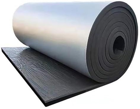 QZLNONTK Selbstklebende Aluminium-Folien-Isolierung, Selbstklebend, Garagentor-Isolierplatten, Folienrohr-Isolierung, for Wohnmobile, Dicke 0,2 Zoll 0,4 Zoll(5mm(0.2in),1mx2m(3.3ftx7ft))