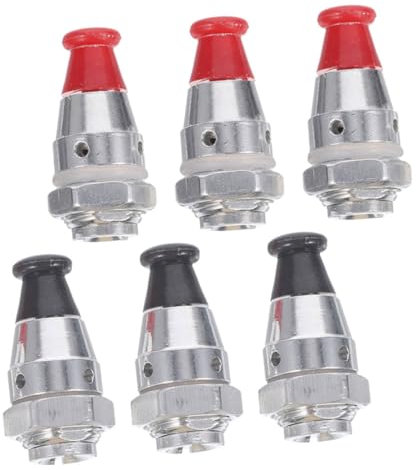 HOLIDYOYO 6pcs Pressure Cooker Parts Safety Valve Pressure Plug Aluminum Alloy for Cookers