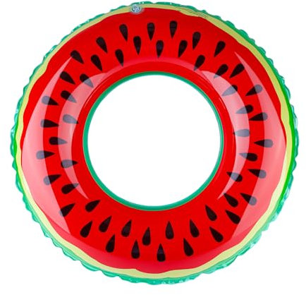 Tabanzhe Inflatable Swim Ring-Watermelon Swimming Pool Floats Inflatable Swimming Ring for Kids Summer Pool Beach Supplies for Pool Party Water Sports