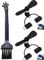 SEMINISMAR Ventole per Cellulare,Ventilatore di Tipo C,Mini Ventola Usb Portatile 3 In 1,Ventilatore Portatile 3 In 1,Mini Ventilatore USB per Telefoni Android/USB di Tipo C ﻿ (Nero*2 PCS)