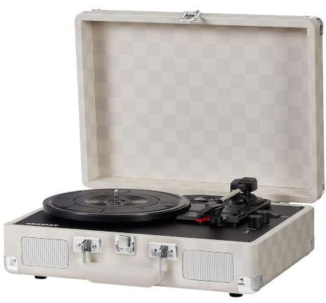 Crosley Cruiser Plus Turntable - Bluetooth Record Player, Almond