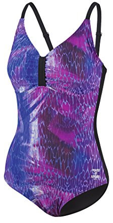 Beco Costume da Bagno da Donna, Coppa D Power of Nature sui Costumi da Bagno, Donna, Badeanzug, D-Cup Power of Nature, Viola/Nero, 38
