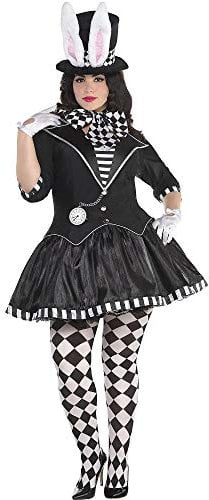 Dunkler Verrückter Hutmacher Alice im Wunderland Kostüm Damen Amscan- Gr. 36-20 Euro (S), Schwarz