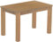 Esstisch Rio Classico 120x73 cm Eiche Natur Holz Pinie Massivholz Esszimmertisch Echtholz ausziehbar vorgerichtet für Ansteckplatten Brasilmöbel