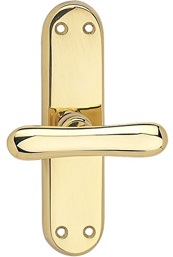 MARCHESI Fenstergriff ELEGANT - sichtbar geschraubt, Messing poliert