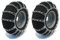 The ROP Shop New Pair 2 Link Reifen Ketten 24 x 12–12 Für Garten Traktoren/Riders/Schneefräse