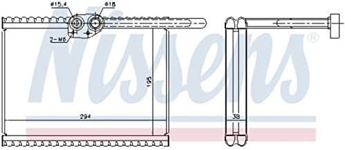 NISSENS 92324 Verdampfer Klimaanlage Verdampfer Aluminium