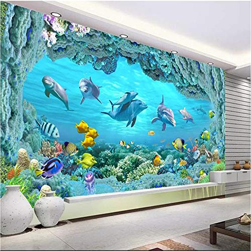 Tapete Kinderzimmer Fototapete Unterwasserwelt Kinderzimmer Delphin Tapeten Vliestapete Modern Schlafzimmer Wandtapete Bildtapete Wand Dekoration