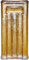 Jet Lag DI9015 Matelas bouée gonflable Doré et transparent à paillettes dorées PVC H22 x 82 x 181 cm