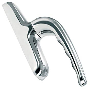 Cremonese asa Master Comfort apertura interior art. 6003E para puertas y ventanas de aluminio – no apto para apertura exterior, persianas, puerta abatible, sustitución asas con tornillos frontales