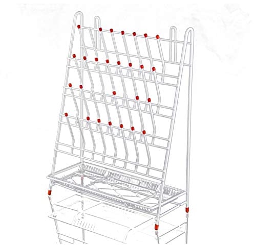 XUE Economía Secado Panel de Vidrio de Laboratorio Triangular Frasco Gradilla Rack Goteo escurridor Bastidor del Hierro del Aerosol,32