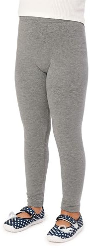 Merry Style Mädchen Lange Leggings aus Baumwolle MS10-225 (Mittel Melange,140)