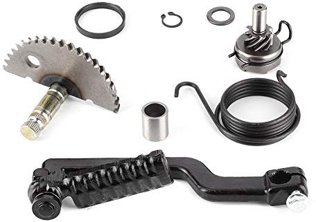 Scooter cyclomoteur démarrage engrenage démarreur Arbre Kit de Reconstruction engrenage ralenti Ensemble de démarrage à Ressort adapté pour Scooter GY6 Scooter cyclomoteur