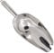 Stainless Steel Ice Scoop, 24oz Sweet Food Scoop Trapezoid Shape All Purpose Scoop with Flat Bottom Ice Shovel Scooper for Flour Bar Barbecue Ice Bucket Kitchen Buffet Party