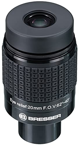 BRESSER LER Ocular Zoom Deluxe 8-24 mm 1,25 | Estrazione pupillare 20 mm, adatto agli occhiali, 9 lenti in 6 gruppi, trattamento multistrato completo, corpo in alluminio