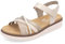 Remonte Femme D2058 Sandale, Metallic 90, 37 EU