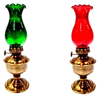 17,8 cm nautische Öllampe Schiffslaterne Schiffslaterne Bootslaterne Heimdekoration 2 Stück