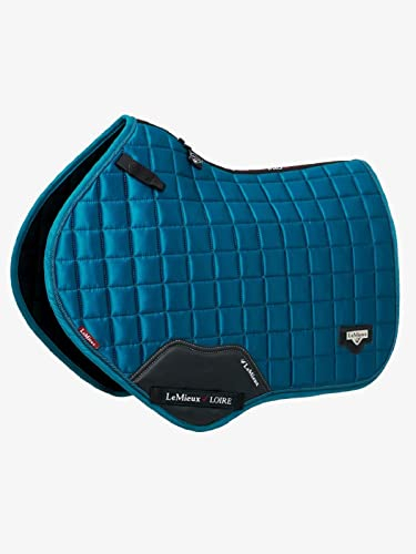 LeMieux Springschabracke Schabracke Sattelpad Loire Classic Satin Square Marine, Größe:L, LeMieux:Marine