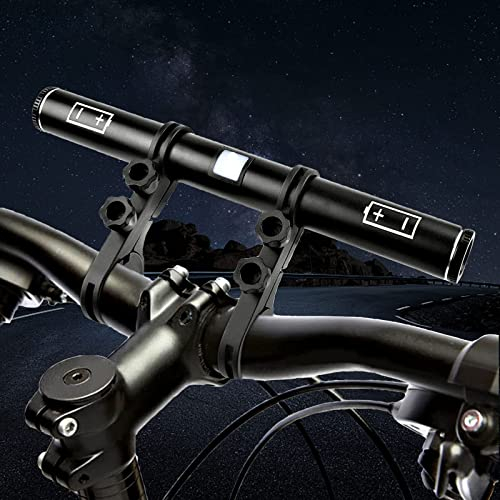 RAYCCI Fahrrad Lenker Extender mit Power Bank, Leichtes, wasserdichtes und langlebiges Fahrrad, Roller, Elektrofahrrad Lenker Verlängerungshalterung, Handyhalterung, GPS