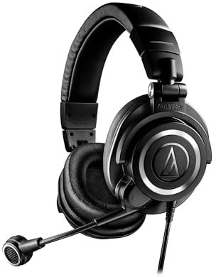Audio-Technica ATH-M50XSTS-USB StreamSet - Cuffie professionali per streaming, USB/Digitale, colore: Nero