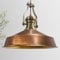 bamyum Neo-Asletl Hängelampe Industrial aus Metall Ø41 cm, Küchenlampe Vintage, Hängelampe Esstisch E27, Pendelleuchte Kupferfarbe, Wohnzimmerlampe Hängend Vintage, Pendelleuchte Esstisch Wohnzimmer