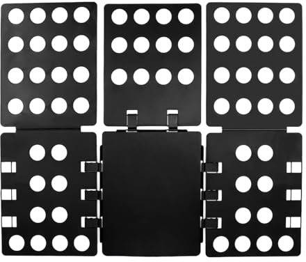 MAEXUS® Faltbrett für Kleidung, 28*23cm T Shirt Faltbrett, Hemden falten mit Zusammenleghilfe, Platzsparendes Falthilfe für Hemden Pullover