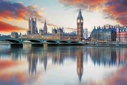 Big Ben And Westminster Palace - Adult Jigsaw Puzzle 3000 Pieces Home Decor Birthday Party Gift Toys For Men, Women And Seniors