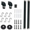 FUNOMOCYA Wandmontierter Topfständer Mit Haken 1 Set Aus Robustem Für Töpfe Pfannen Und Küchengeräte Idealer Organizer Für Die Küche Platzsparend Und Praktisch