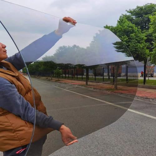 KUKIXKK Policarbonato Placas Transparente Chapa tejado 1MM Plancha plastico rigido PVC planchas Protección UV Paneles de Techo Transparente para Invernadero Jardin Terraza(Gray,0.8x1m/2.62x3.3ft)