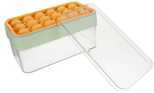 HOLIDYOYO Set Stampo Per Ghiaccio in Plastica Vassoio Per Ghiaccio Per Congelatore