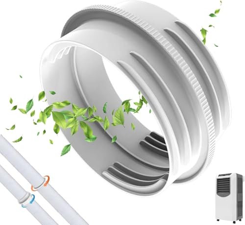 Klimaanlagen Abluftschlauch Adapter,130mm innen/150mm Außen,Abluftschlauch Klimagerät,Lüftungsrohrverbinder,Klimaanlagen Schlauchkupplung für Klimaanlage Dunstabzugshaube ﻿