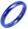 Wycian Partnerring Frau, Partnerringe In Blau Keramik Größe 60 (19.1) 3mm Einfach Gravur für Damen Vatertag