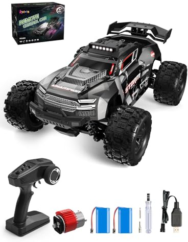 Kiztoys Ferngesteuertes Auto - 1:18 High Speed RC Auto Offroad Buggy 40 km/h, 2,4 GHz 4WD All Terrain RC Car Drift Monstertruck Spielzeug Geschenk für Kinder Erwachsene