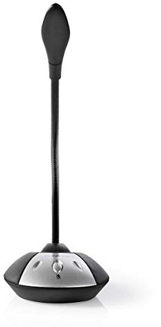 Nedis Microfono con Cable USB N egro/Gris