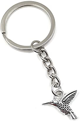 Onwomania - Kolibri Vogel fliegendes Tier Adler Schlüsselanhänger - Metall Glücksbringer ideal als Geschenk z.B. für den besten Freund, die beste Freundin, Mama - Für Männer, Frauen & Kinder